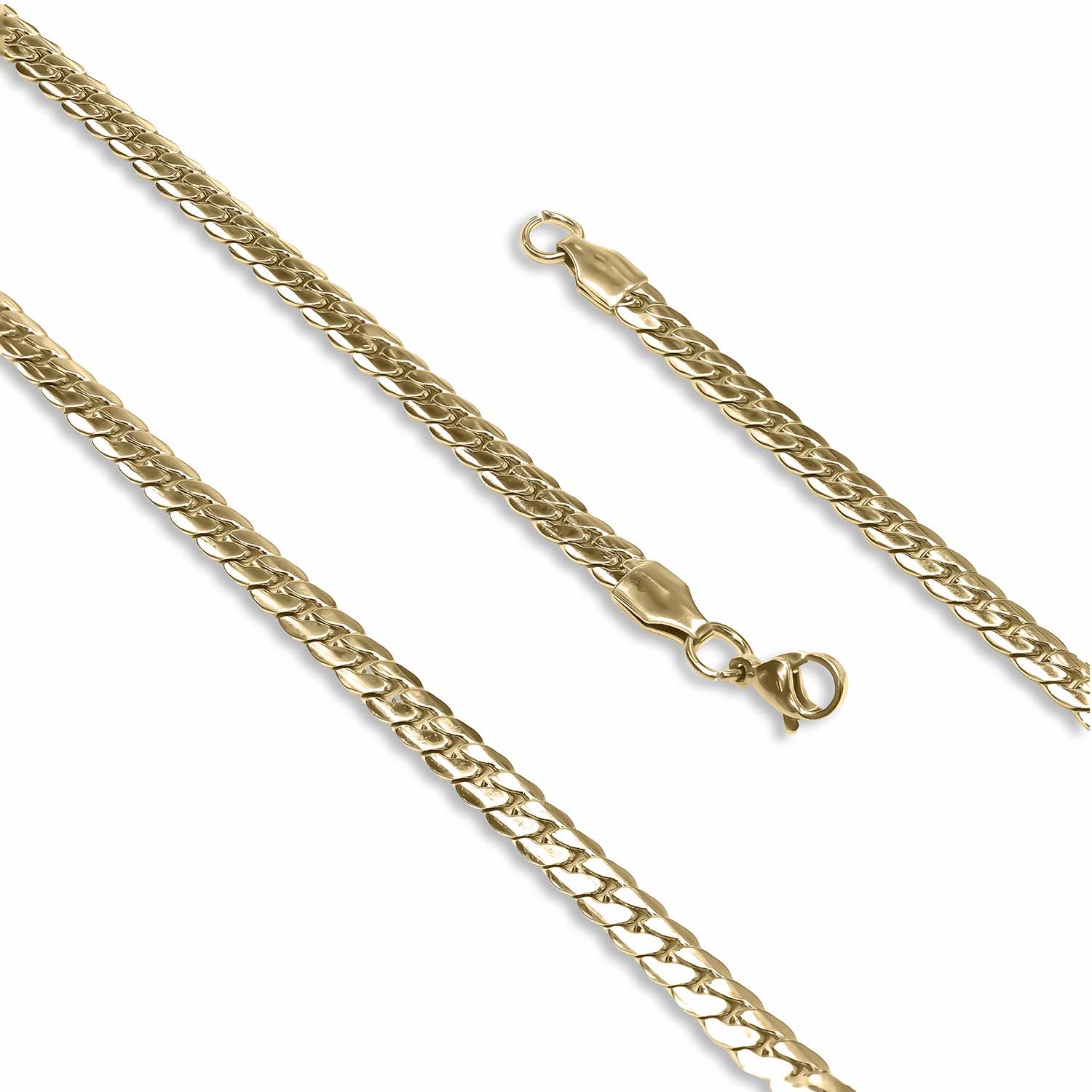 
             Ranel Takı Yassı Yılan Sırtı Çelik Kolye 1.2Mm X 4Mm 3810CEK039 
        
