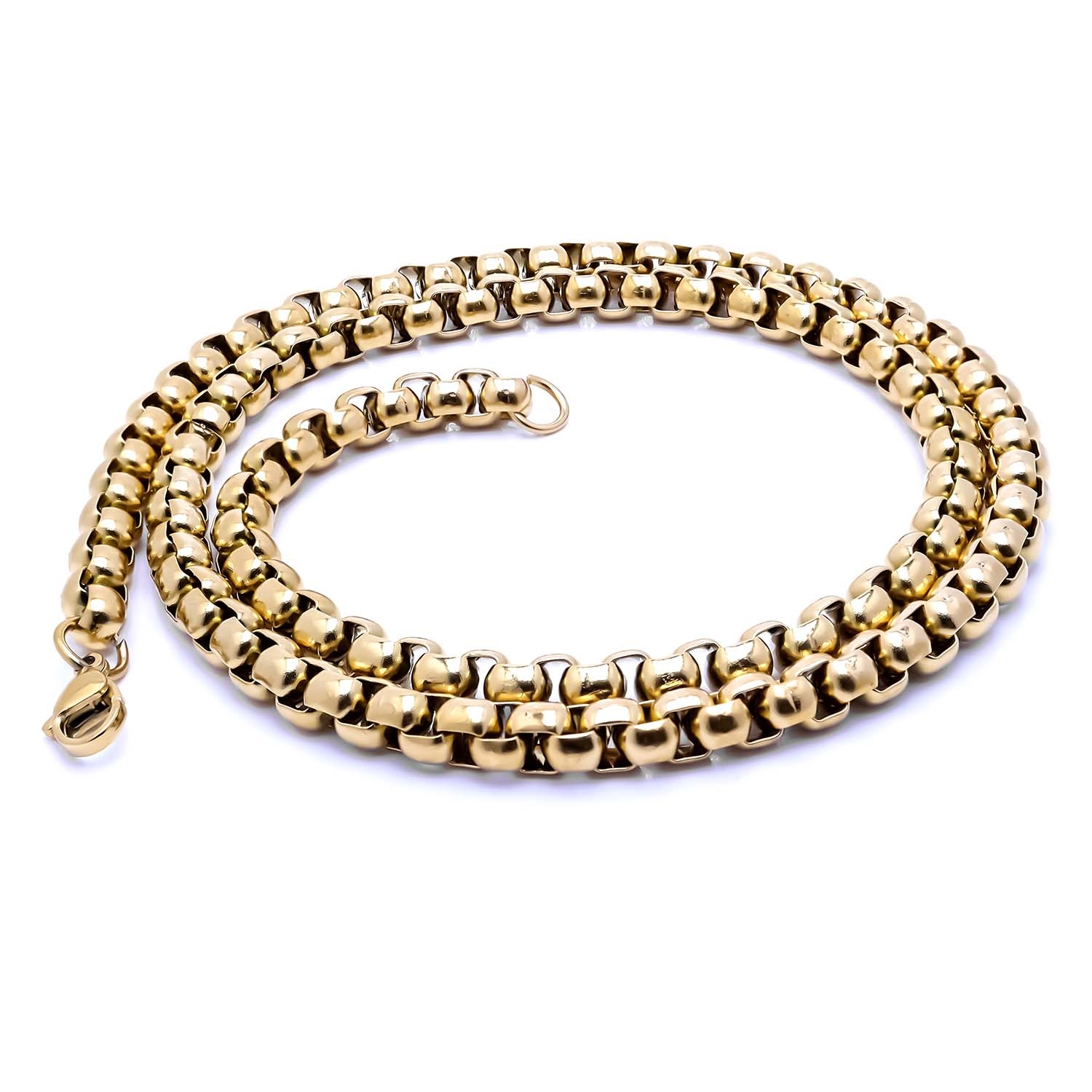 
             Ranel Takı Arnavut Çelik Kolye 6Mm 3810CEK030 
        