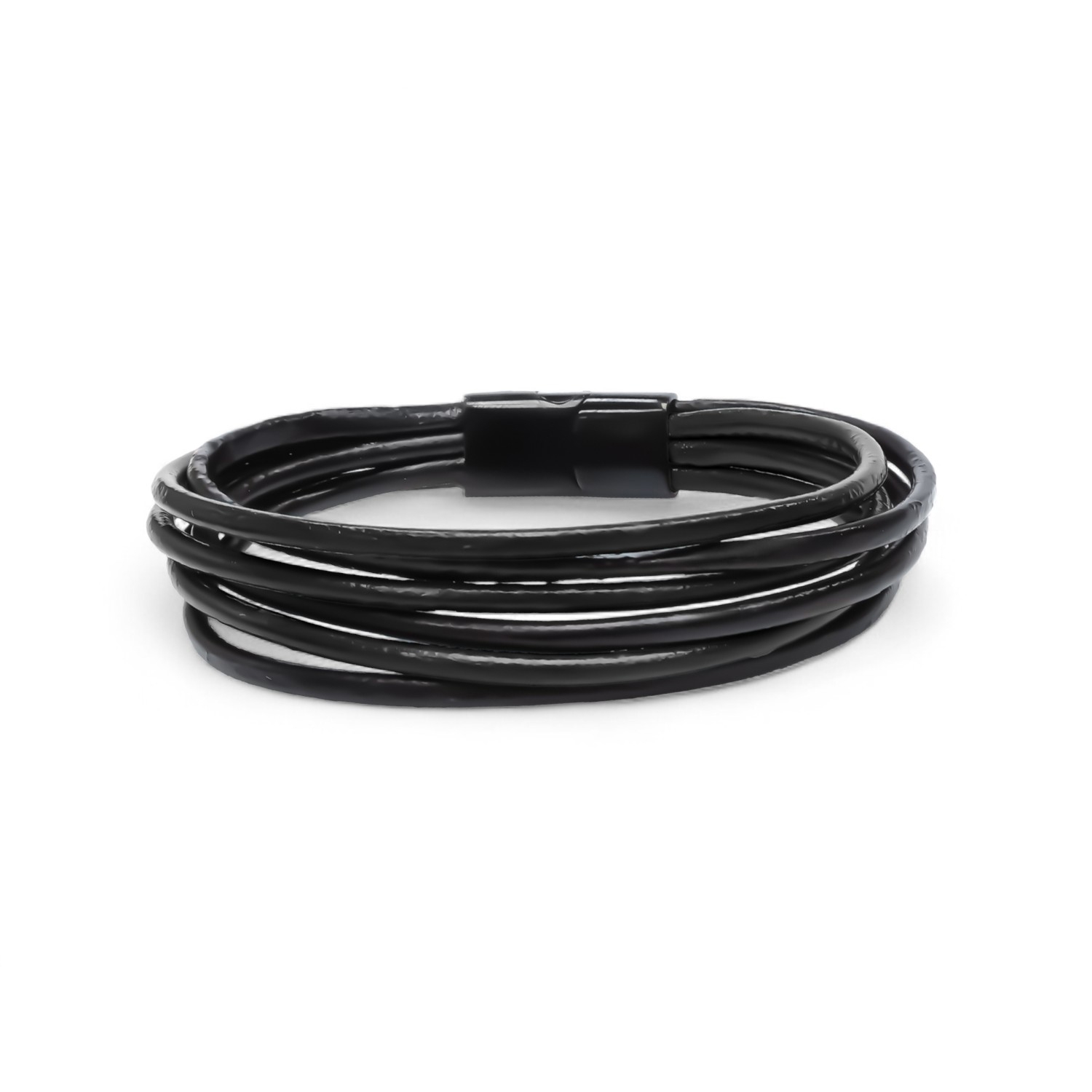 
             Ranel Takı Erkek Bileklik | Siyah Çoklu Katmanlı Tasarım 38103B13D2 
        