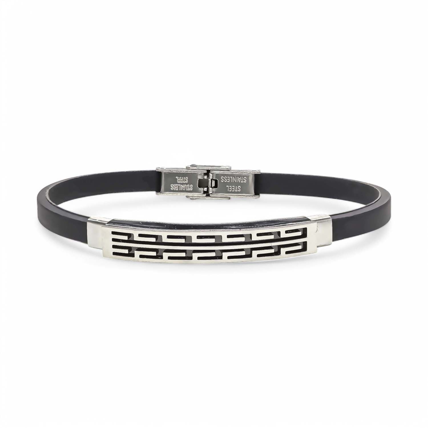 
             Ranel Takı Desenli Çelik Bileklik 3810SCB018 
        